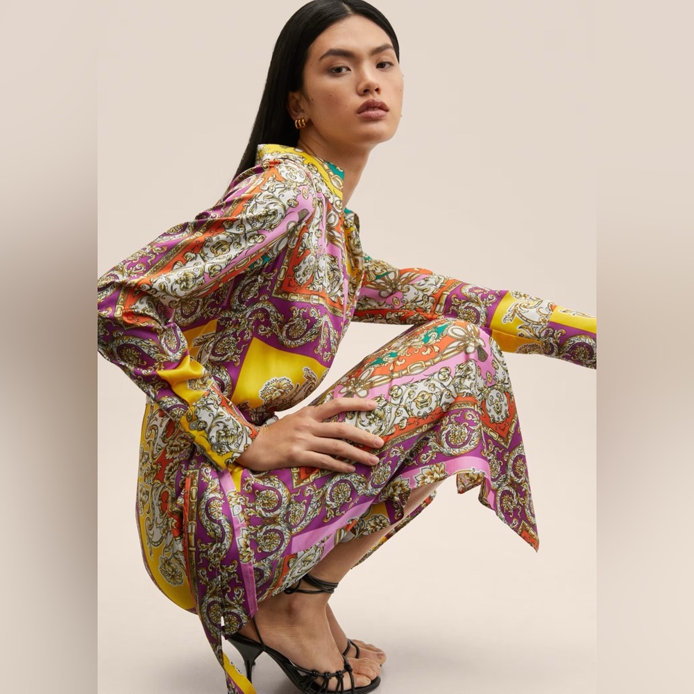 Mango Baroque Dress